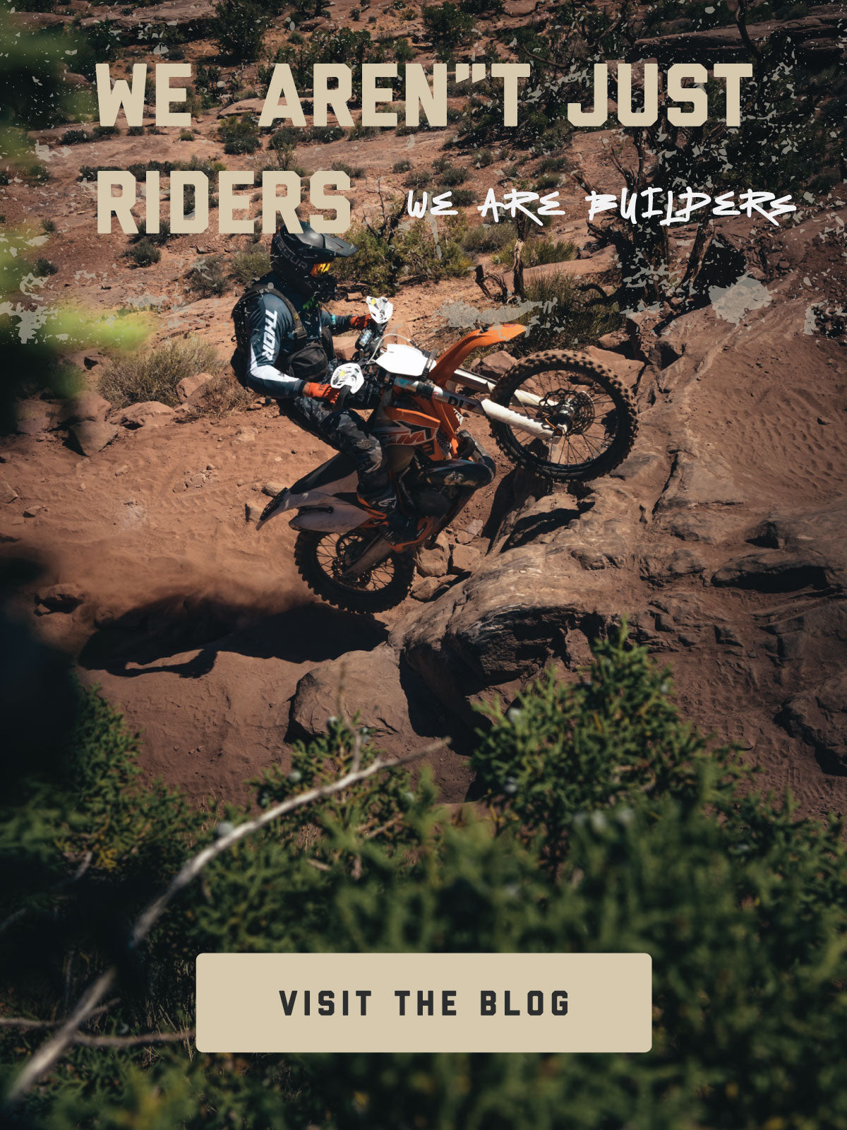 WE RIDE AND WE BUILD HERE AT GRAVITAS
